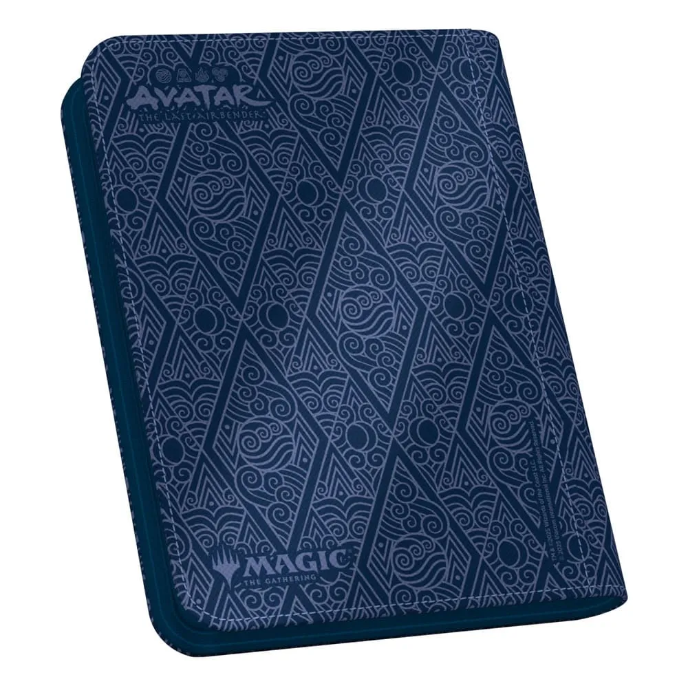 Ultimate Guard Zipfolio 8-Pocket Xenoskin (160 double-sleeved cards) Magic: The Gathering | Avatar: The Last Airbender - Blue Mana